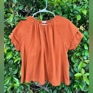 ANA BRAND LAYERED SLEEVE BLOUSE